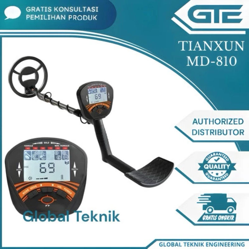 Tianxun MD-810 Metal Detector Underground Gold Digger Hunter Sensitive