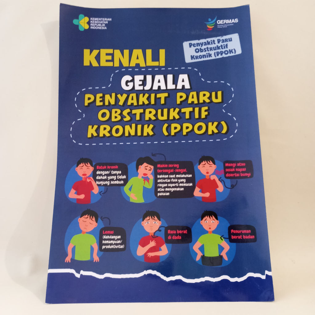 Poster Kenali Gejala Penyakit Paru Obstruktif Kronik (PPOK) | Poster PPOK