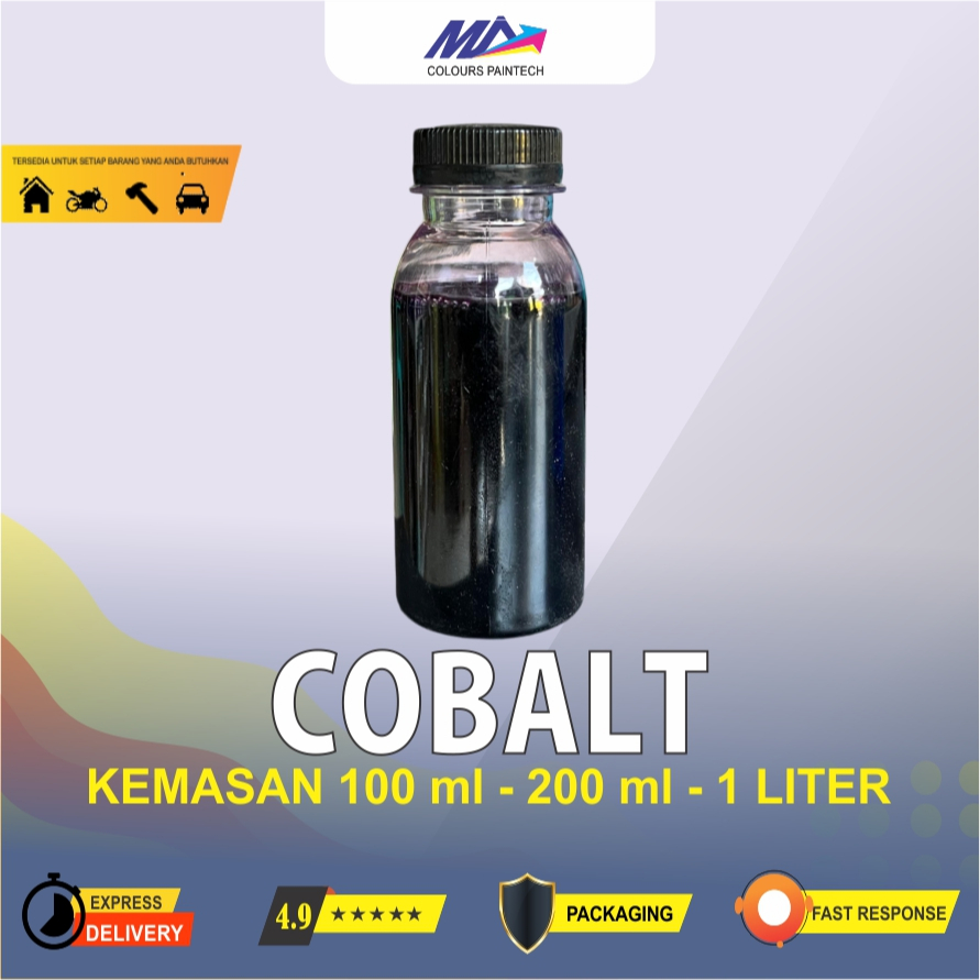 Cobalt Blue UKURAN 200 CC | 100 CC / Cobalt Resin Fiber Glass / Kobal / Promotor Resin Fiber Glass