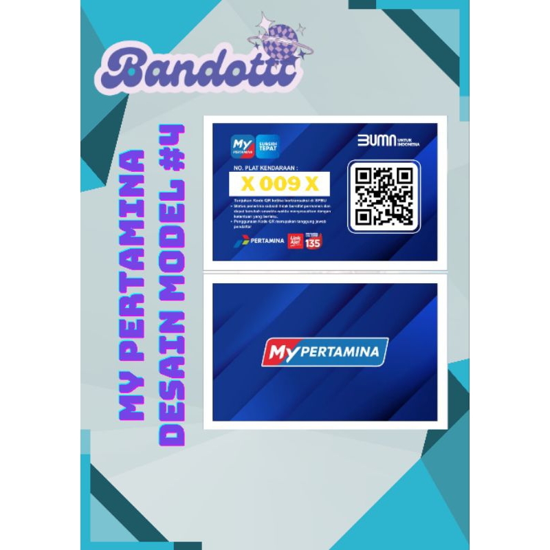 

Cetak Kartu My Pertamina bahan Pvc tebal
