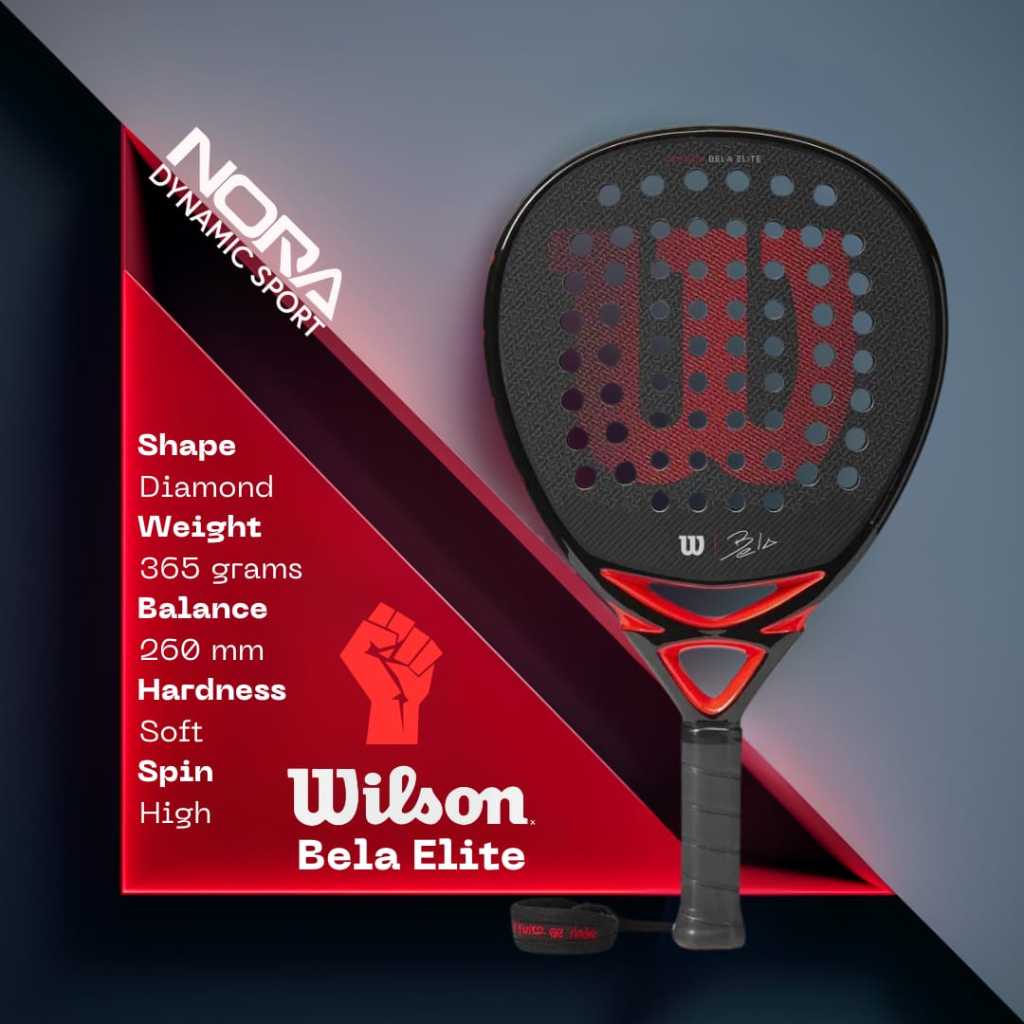 Wilson Bela Elite Raket Padel Rackets NORA DYNAMIC STORE