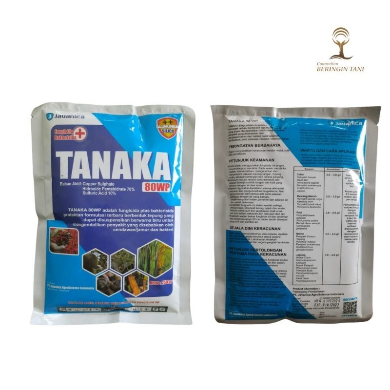 Tanaka fungisida 80 WP 250 gram