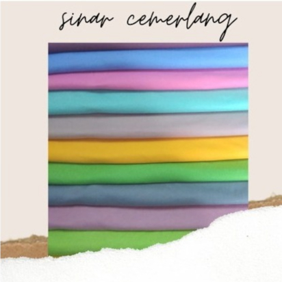 Kain Bahan kaos pe double tipis (pe24) warna sedang