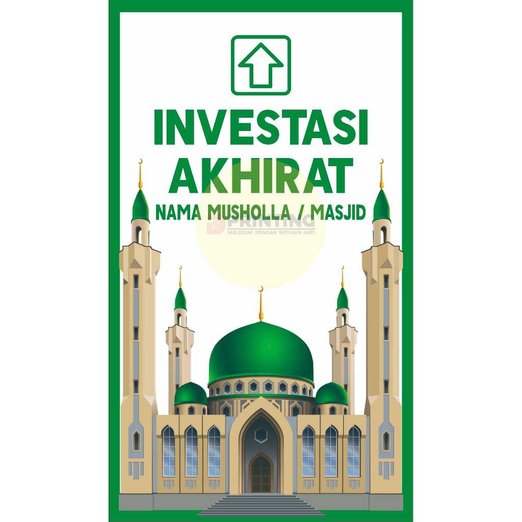 

STIKER INVESTASI AKHIRAT UNTUK MUSHOLLA ATAU MASJID