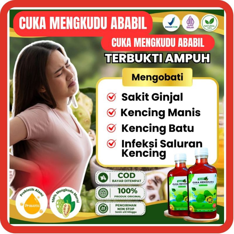

[BISA COD] CUKA MENGKUDU ABABIL 300 ML - CUKA MENGKUDU ORIGINAL SARI BUAH MENGKUDU PELURUH BATU GINJAL HANCURKAN BATU GINJAL