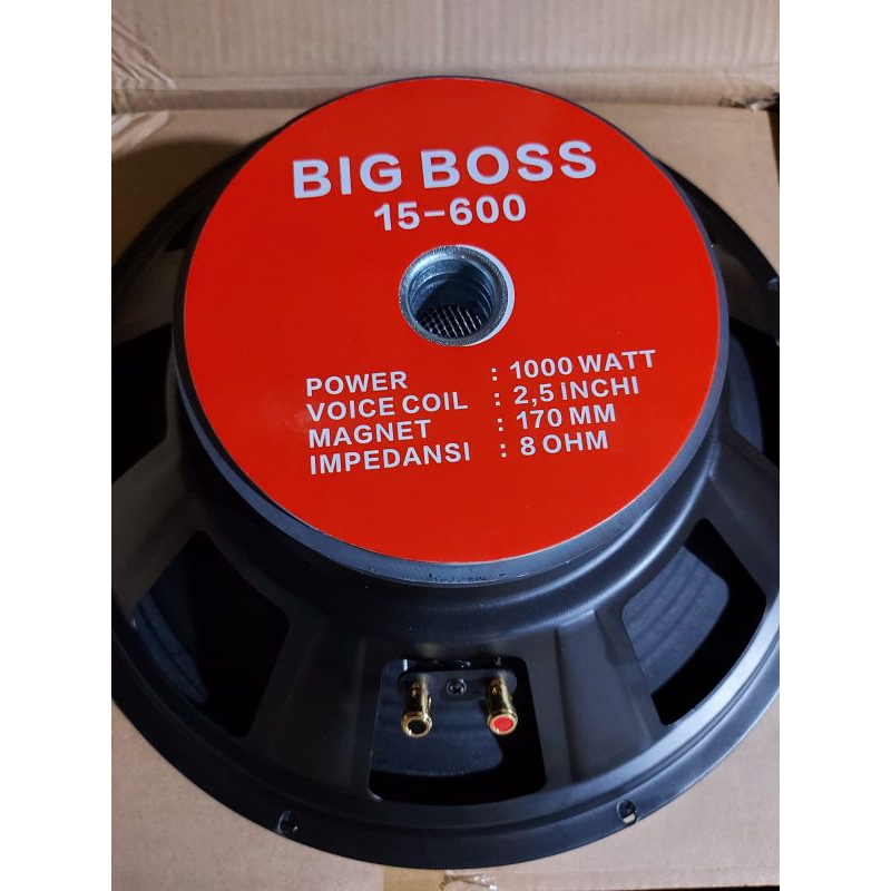 Speaker Big Boss 15in 15600 spul 2.5in