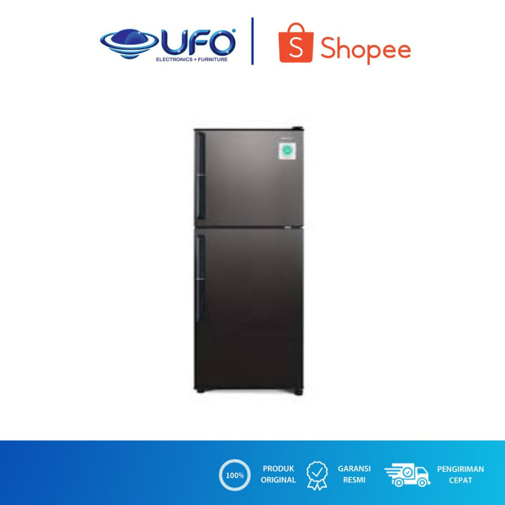 SHARP KULKAS 2 PINTU 205 LITER SJ246GCSD