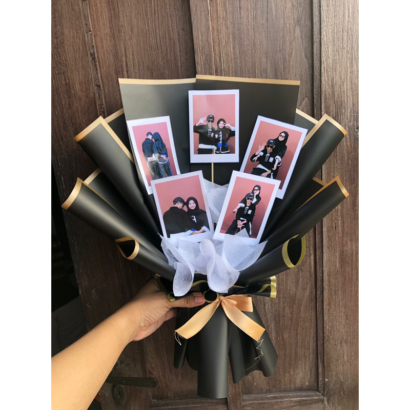 [KADO WISUDA] Buket Foto Polaroid Ukuran Small 30cm || Buket Bunga Foto Polaroid || Hadiah Wisuda An