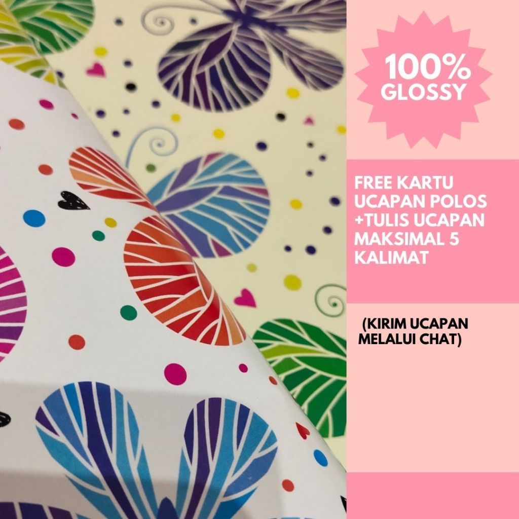 

KERTAS KADO I FREE KARTU UCAPAN POLOS I FREE TULIS UCAPAN MAKSIMAL 5 KALIMAT