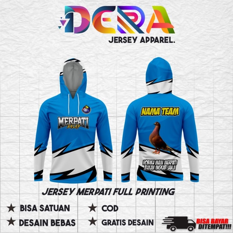 Jersey Merpati Jersey Dara Costum Desain