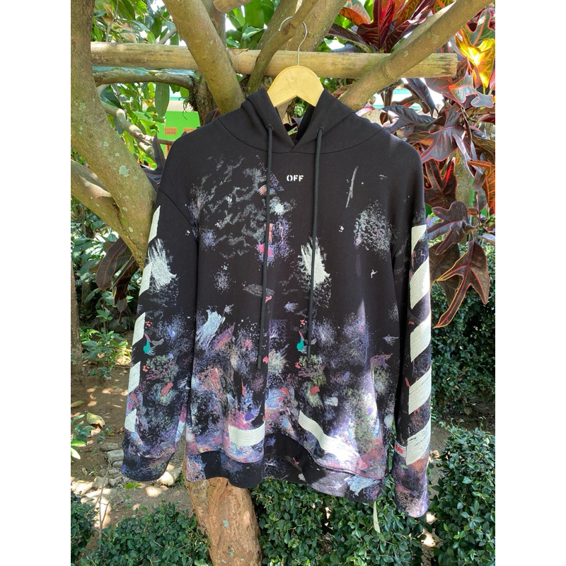 hoodie off white galaxy