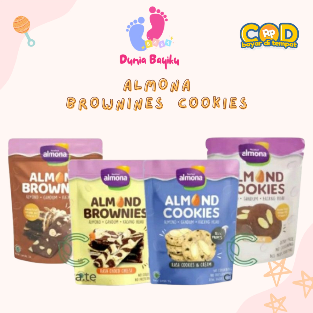 

Almona Almond Brownies Cookies - Snack Sehat