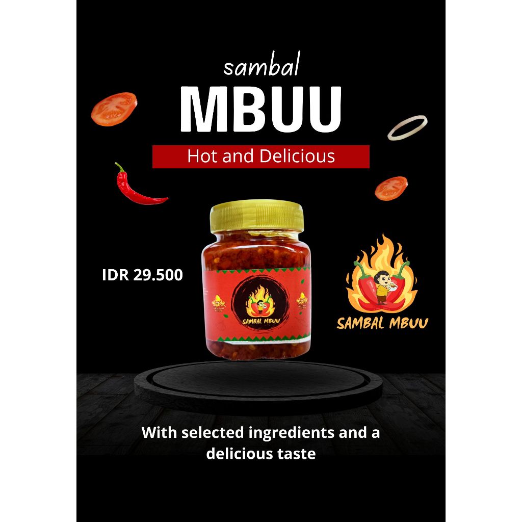 

sambal mbuu spesial varian teri dan cumi