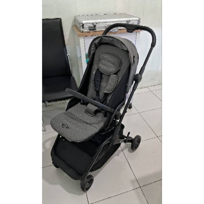 Stroller Branded Easywalker Stroler Easy Walker Mini Buggy Turn - Soho Gray  #Mothercare Bugaboo Cyb