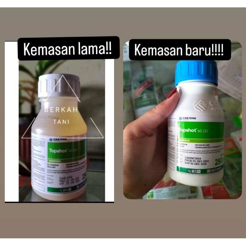 Herbisida Topshot 250ml Obat Pertanian Obat Sawah Obat Rumput ORIGINAL 100%
