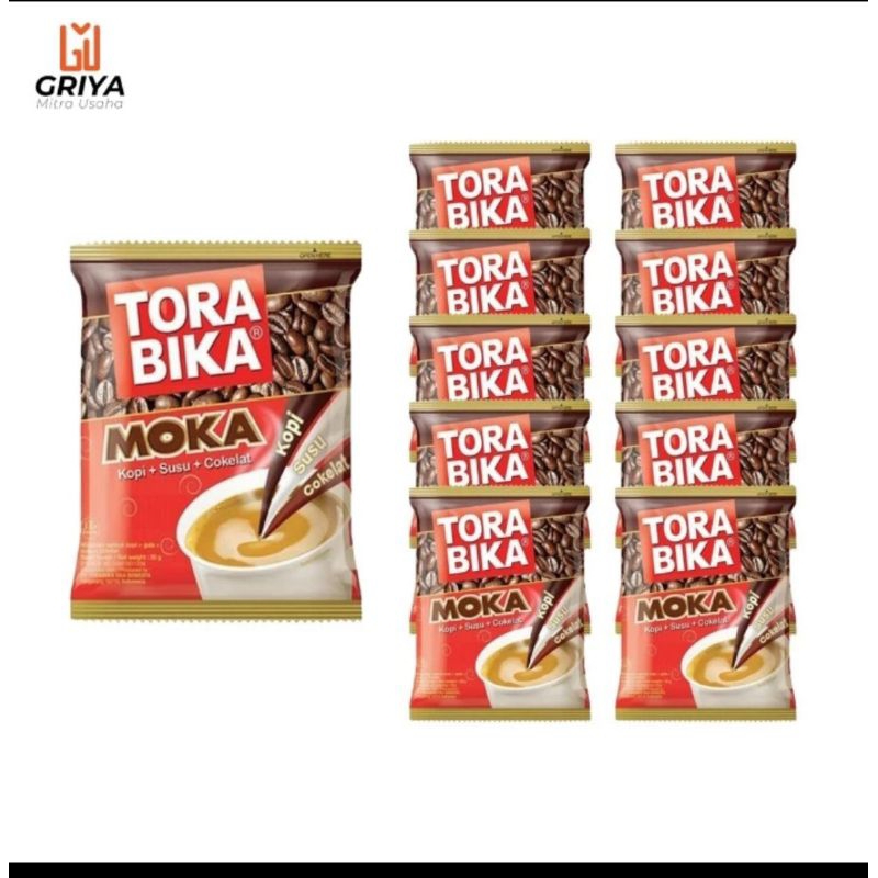 

1 rcg kopi torabika susu plus moca 10 sachet