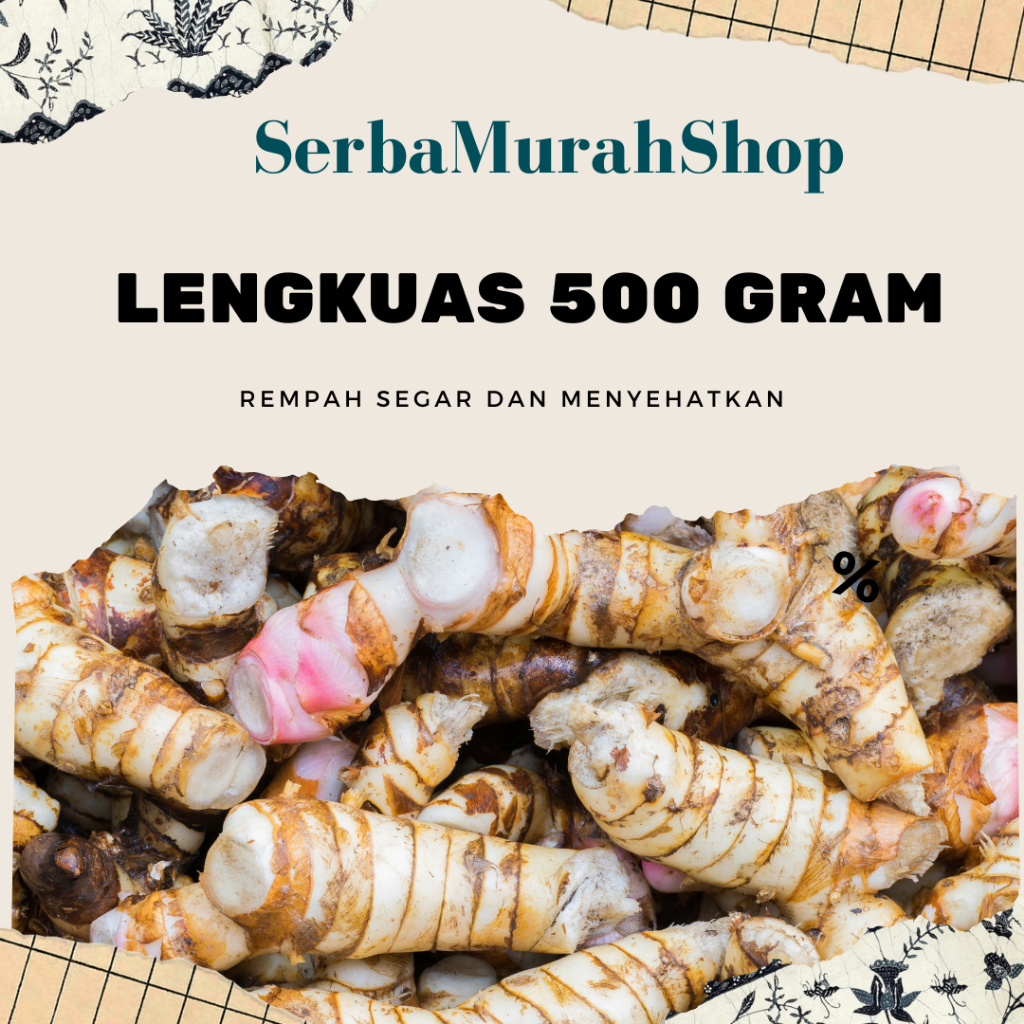 

Lengkuas Laos 5000 gram / Lengkuas Segar Untuk Bumbu Dapur