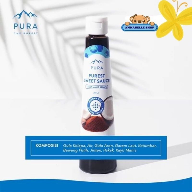 

Pura Kecap Manis kelapa 200ml - Organik, Natural, Diet, Mpasi anak low sugar