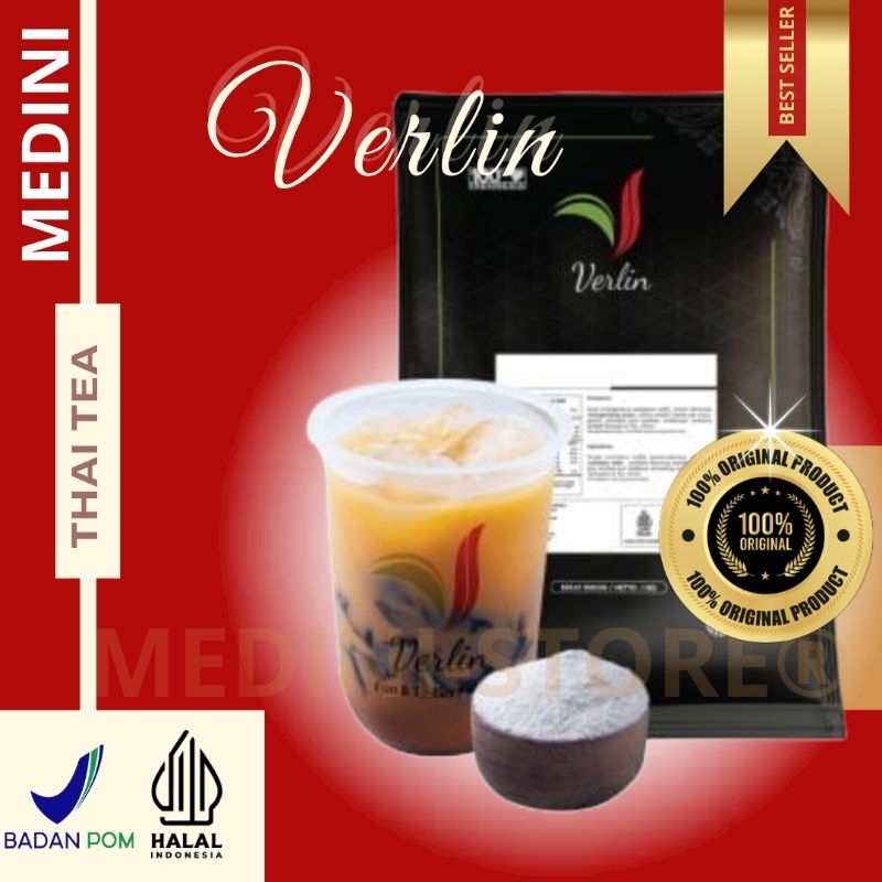 

Verlin Powder (THAI TEA) Minuman Bubuk Instan Premium Kemasan /Item Termurah di Shopee