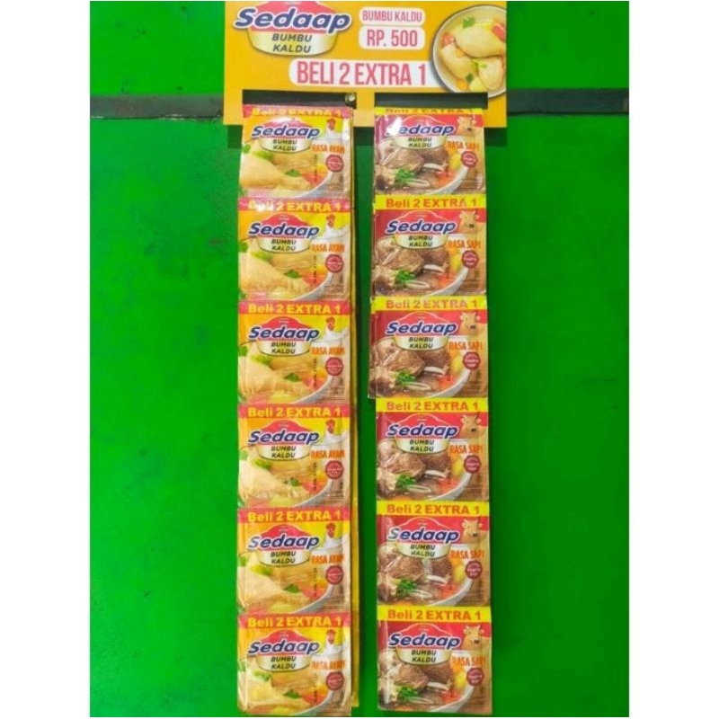 

Sedap Bumbu Kaldu 9gr - 18 pcs/renceng