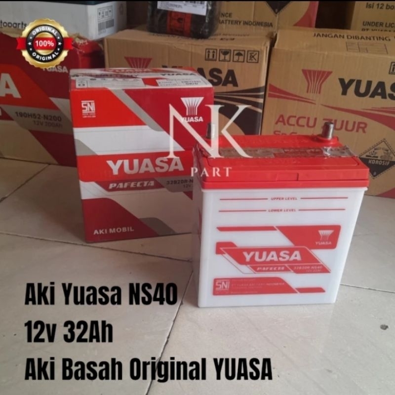 Aki Mobil Suzuki Jimny Carry, Futura, Katana Accu Yuasa NS40 32Ah