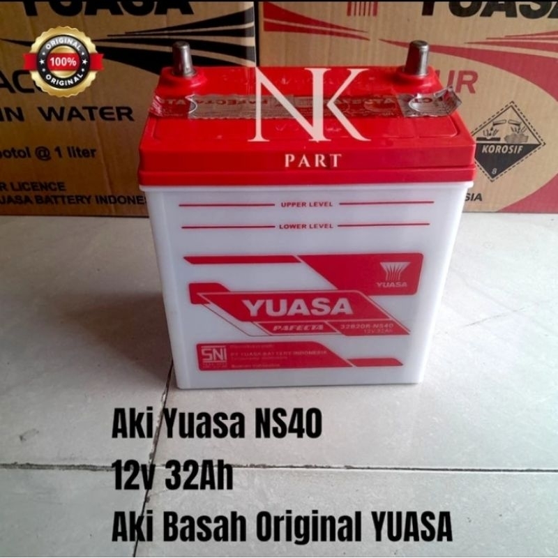 Aki Mobil Toyota Avanza, Rush Accu Yuasa NS40 32Ah Basah