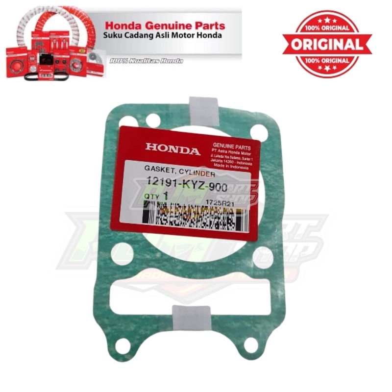 Paking Gasket Blok bawah Supra 125 Helm In ORI Original AHM