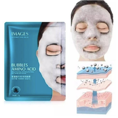 ❤LOLA❤ MASKER IMAGES BUBBLE | IMAGES MASK AMINO ACID BUBBLES IMAGE FACIAL BUBBLE MASK-BUBBLE AMINO A