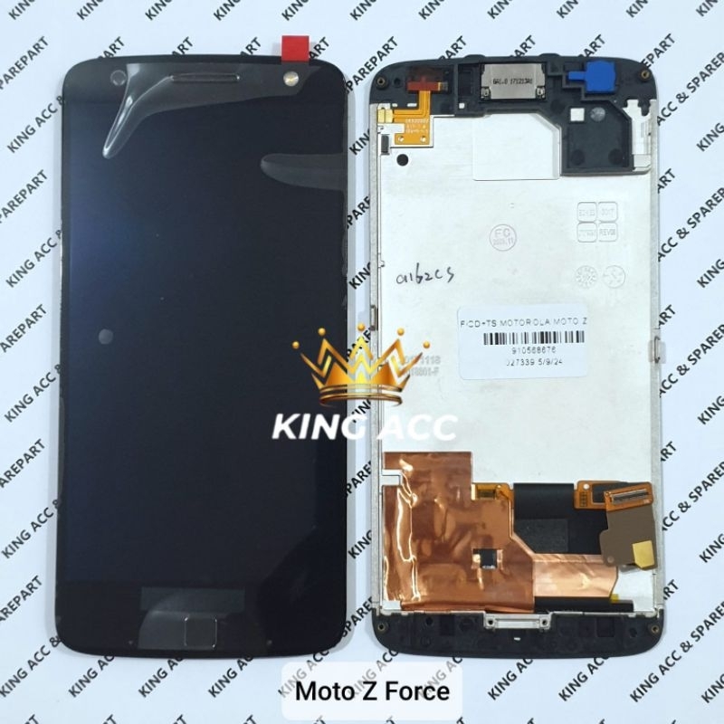LCD TOUCHSCREEN MOTO Z FORCE BLACK