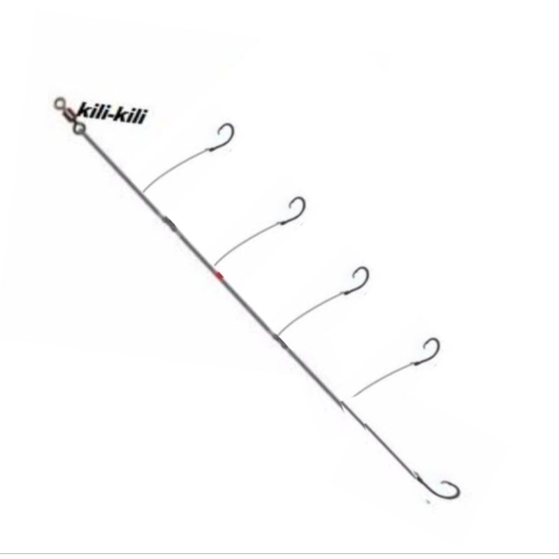 Rangkaian pancing pecutan ikan jaer/nila