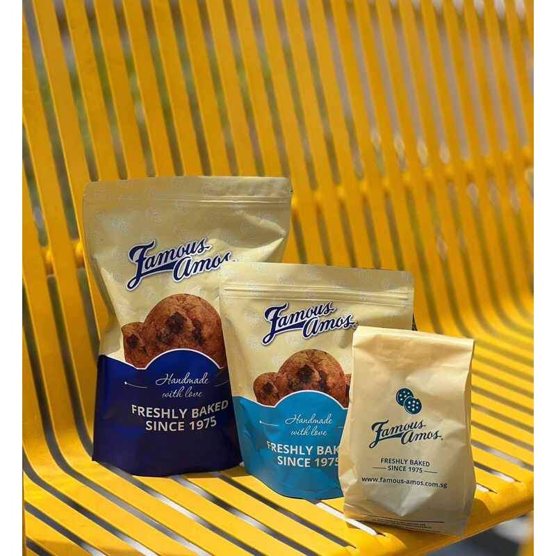 

READY Famous Amos (with ziplock) Handcarry Fresh from store