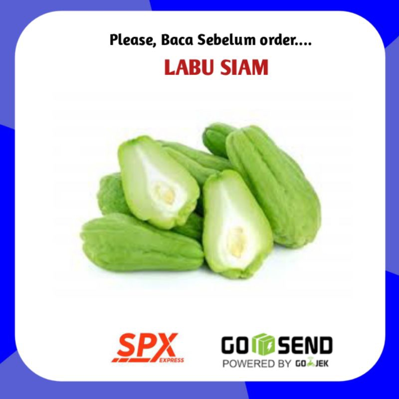 

Labu Siam Fresh Berat 500gram - Sayur Sayuran Segar Palembang