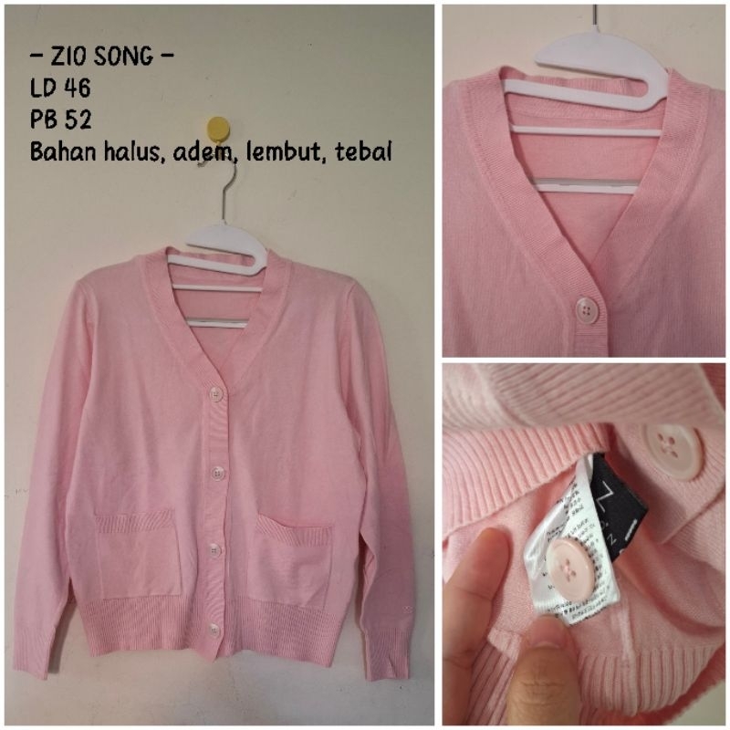 Zio Song Cardigan Pink