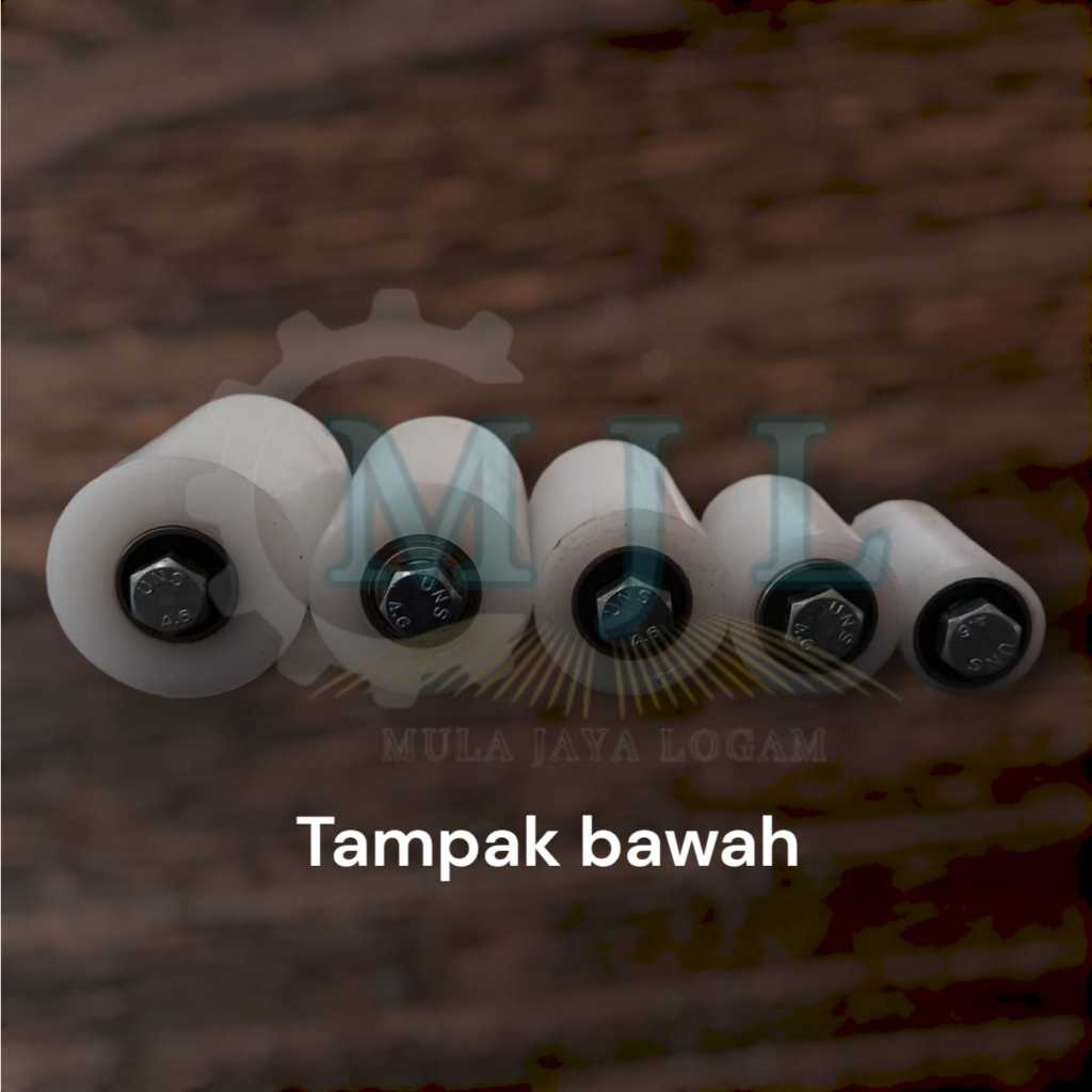 Sinarterang3 Roda Roller Nilon / Roller Pagar Stainless Dan Besi/ Roda Atas Nilon / Roda Atas Pagar