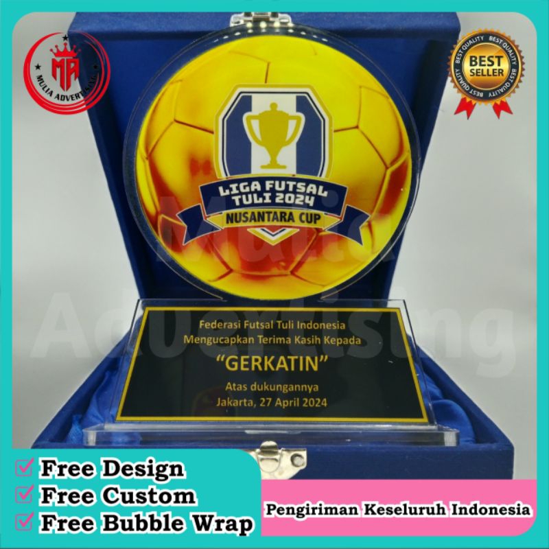 Plakat Futsal | Plakat KKN | Plakat PKL | Plakat penghargaan | Plakat akrilik |