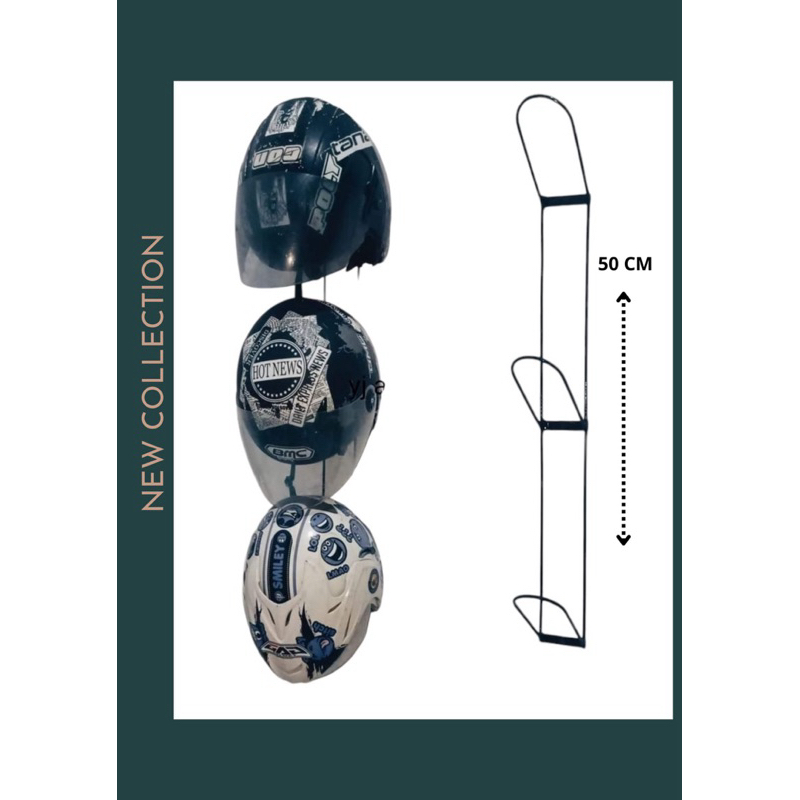 RAK HELM GANTUNGAN HELM HELM TEMPEL DINDING RAK PENYANGGA HELM