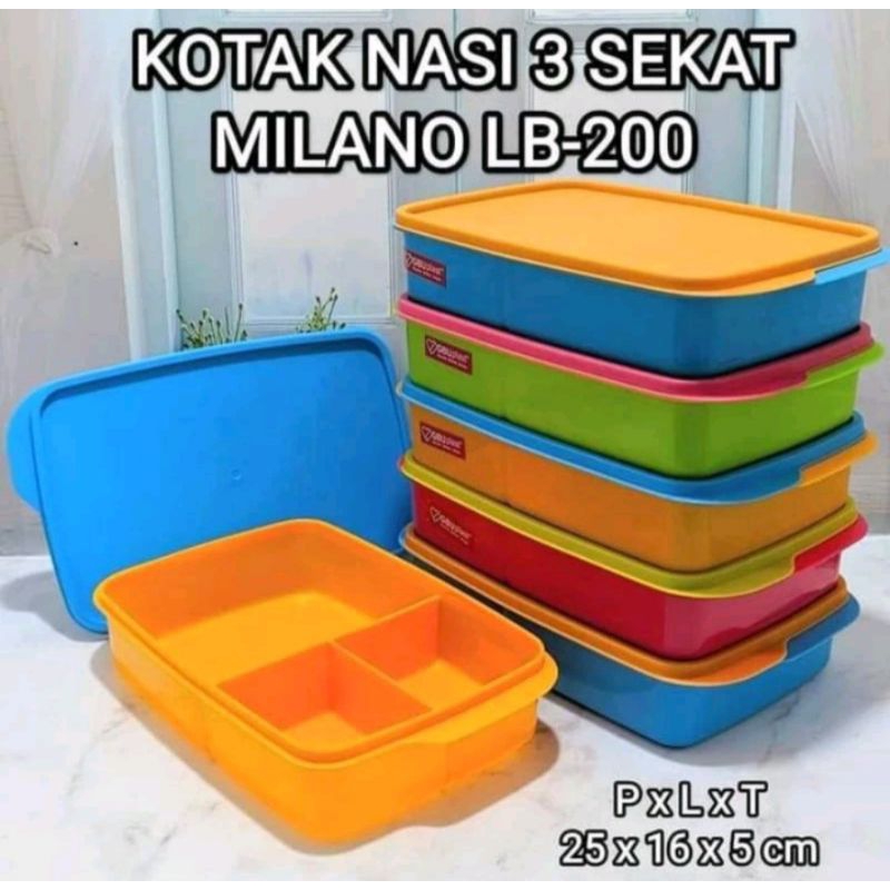 LUNCH BOX MILANO GBU 3 SEKAT