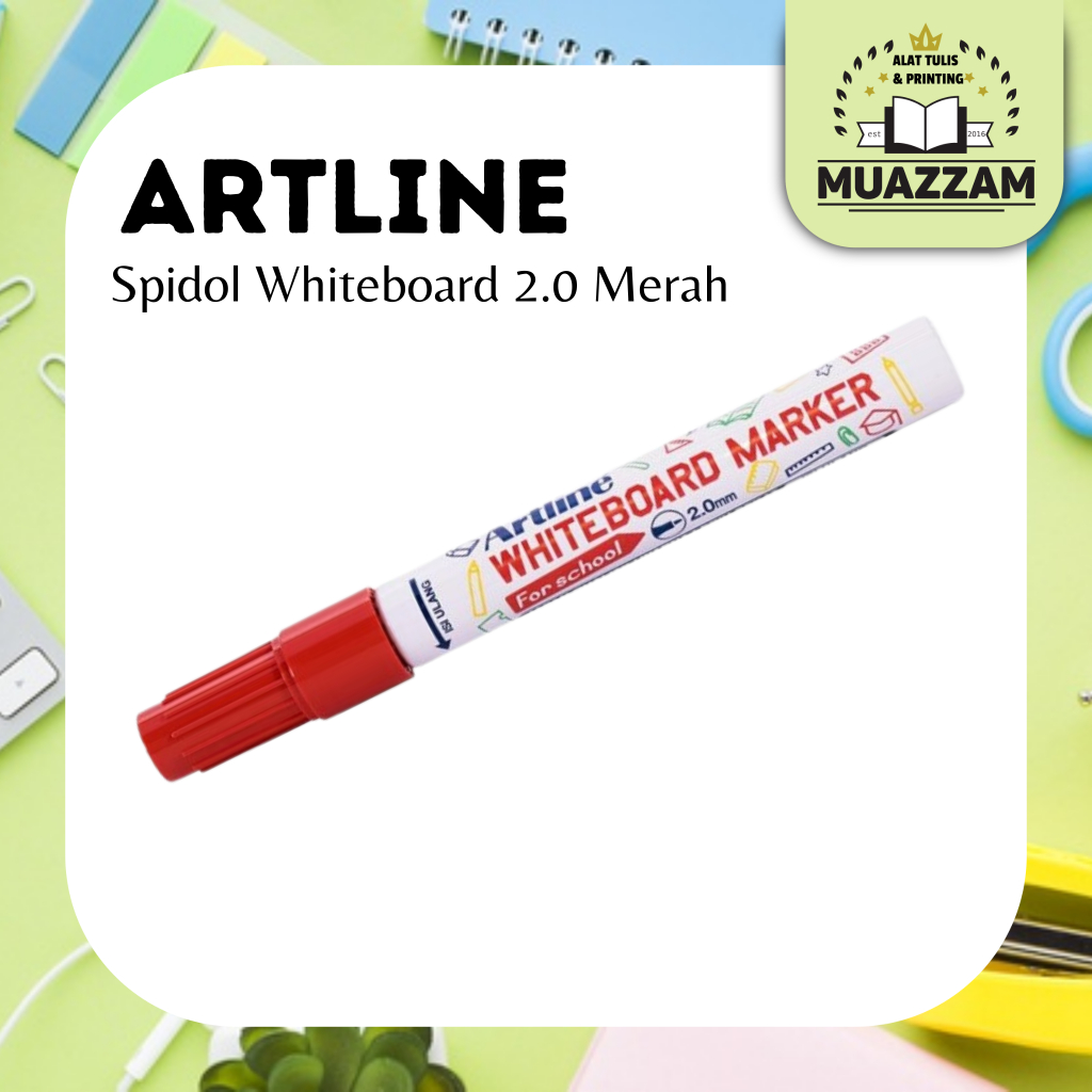 

ARTLINE Spidol Whiteboard Marker EK-500S Red