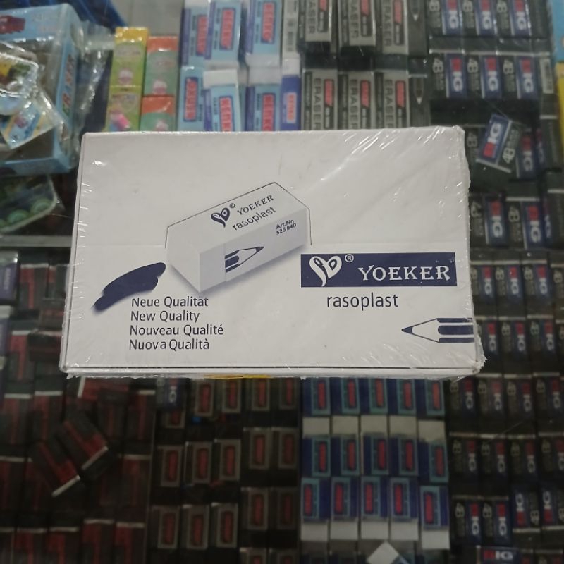 

SETIP 1 PACK YOEKER ISI 40PCS (penghapus pencil)