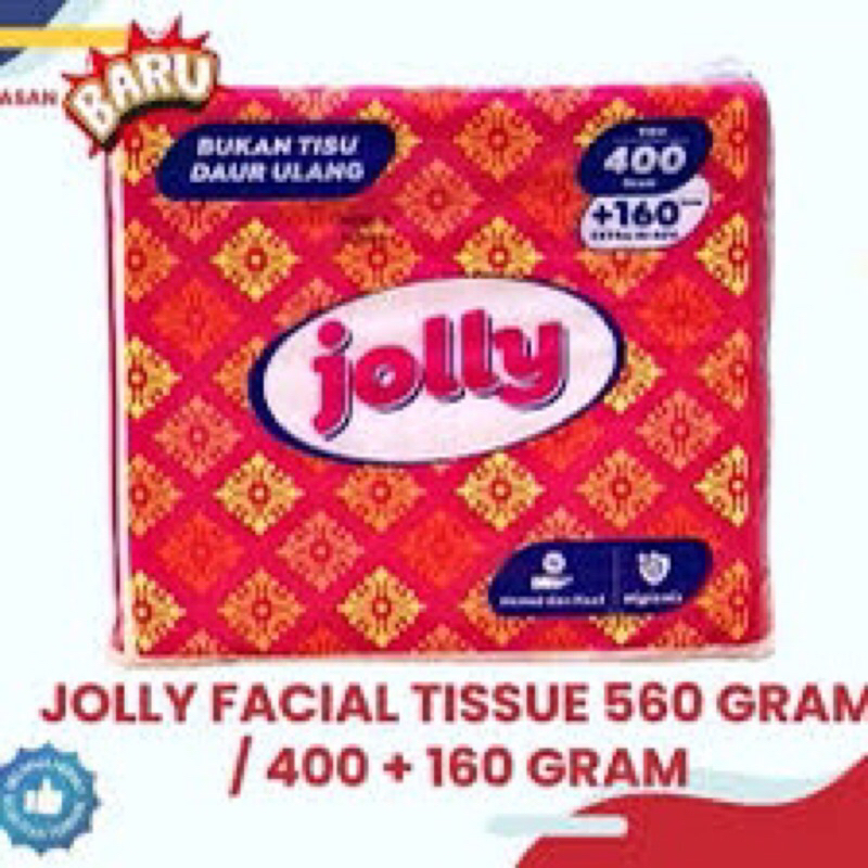 TISSUE JOLLY 560 SHEET 2PLY