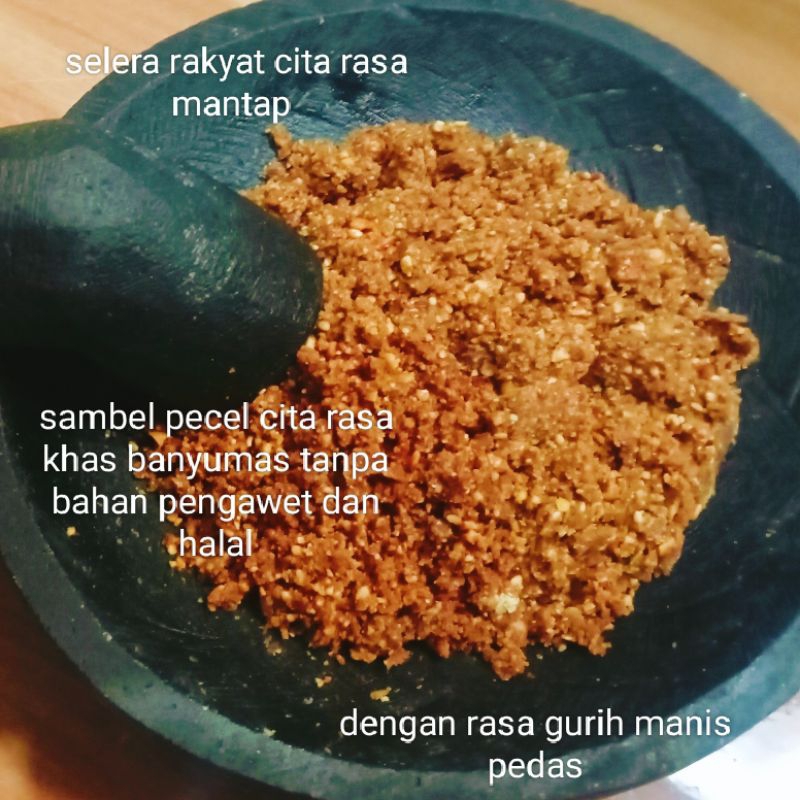 

sambel pecel khas Banyumas