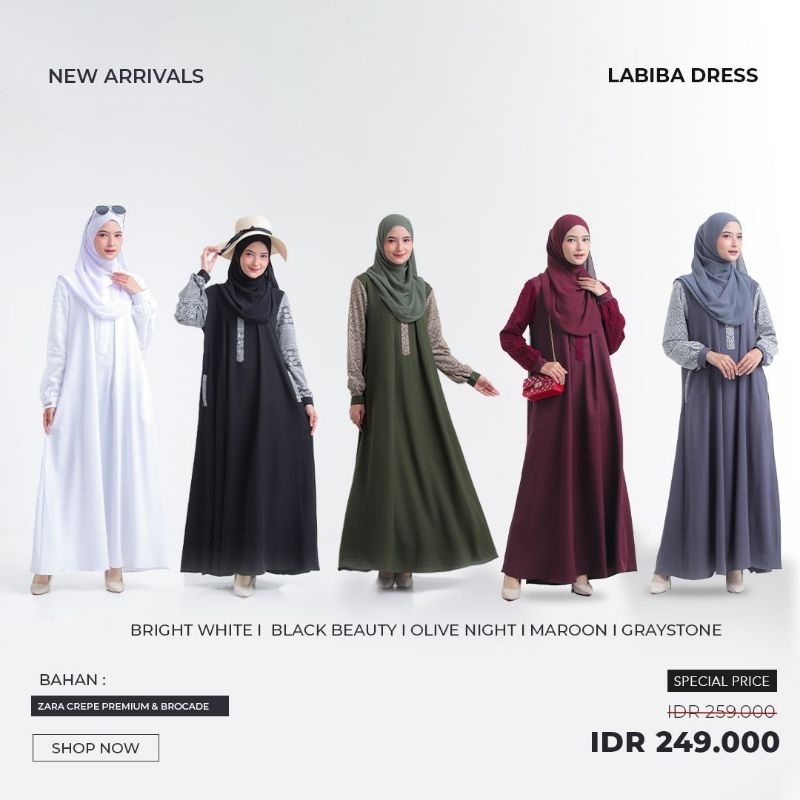 Labiba Dress By Yasmeera/Gamis Yasmeera Labiba Dress/Yasmeera Gamis/Gamis Brookat