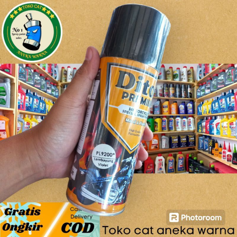 DITON PREMIUM LEMBAYUNG VIOLET PL 9200* 400ML PILOX PILOK CAT SEMPROT SPRAY PAINT