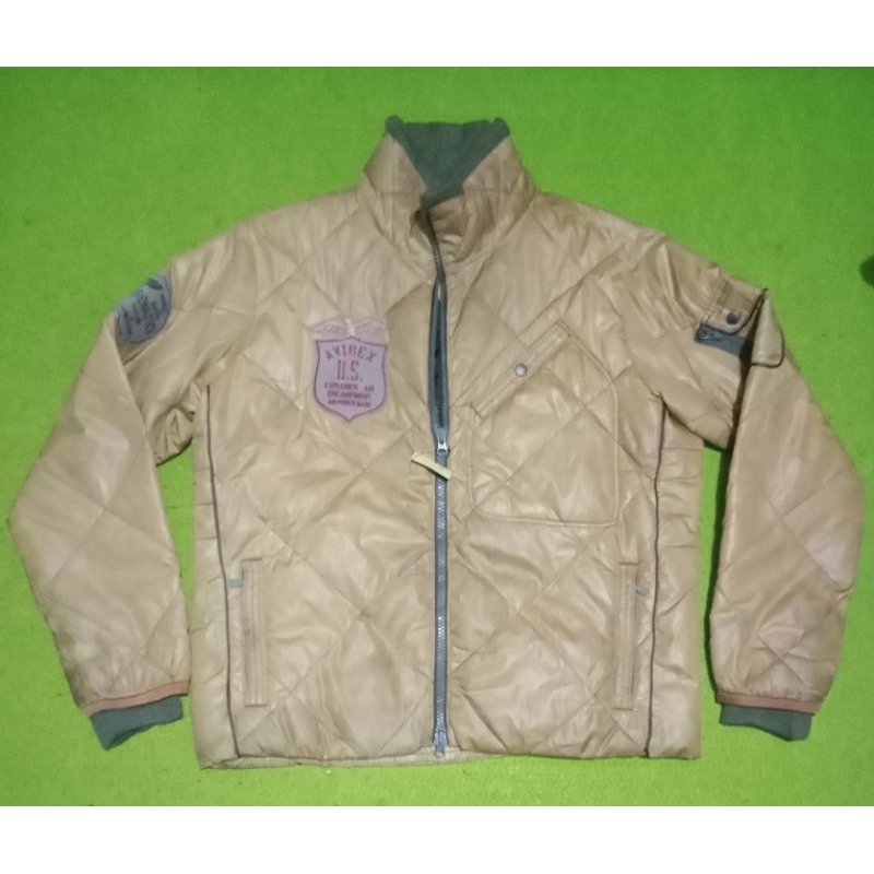 AVIREX QUILTED BOMBER JACKET