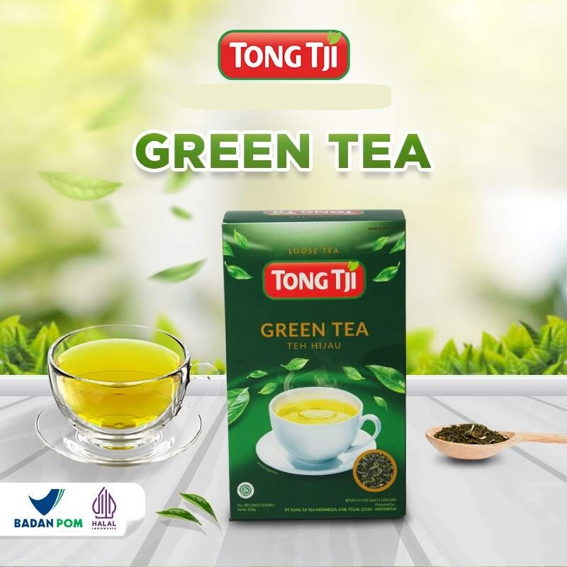 

Tong Tji Green Tea 100 Gr Box Teh Seduh Hijau