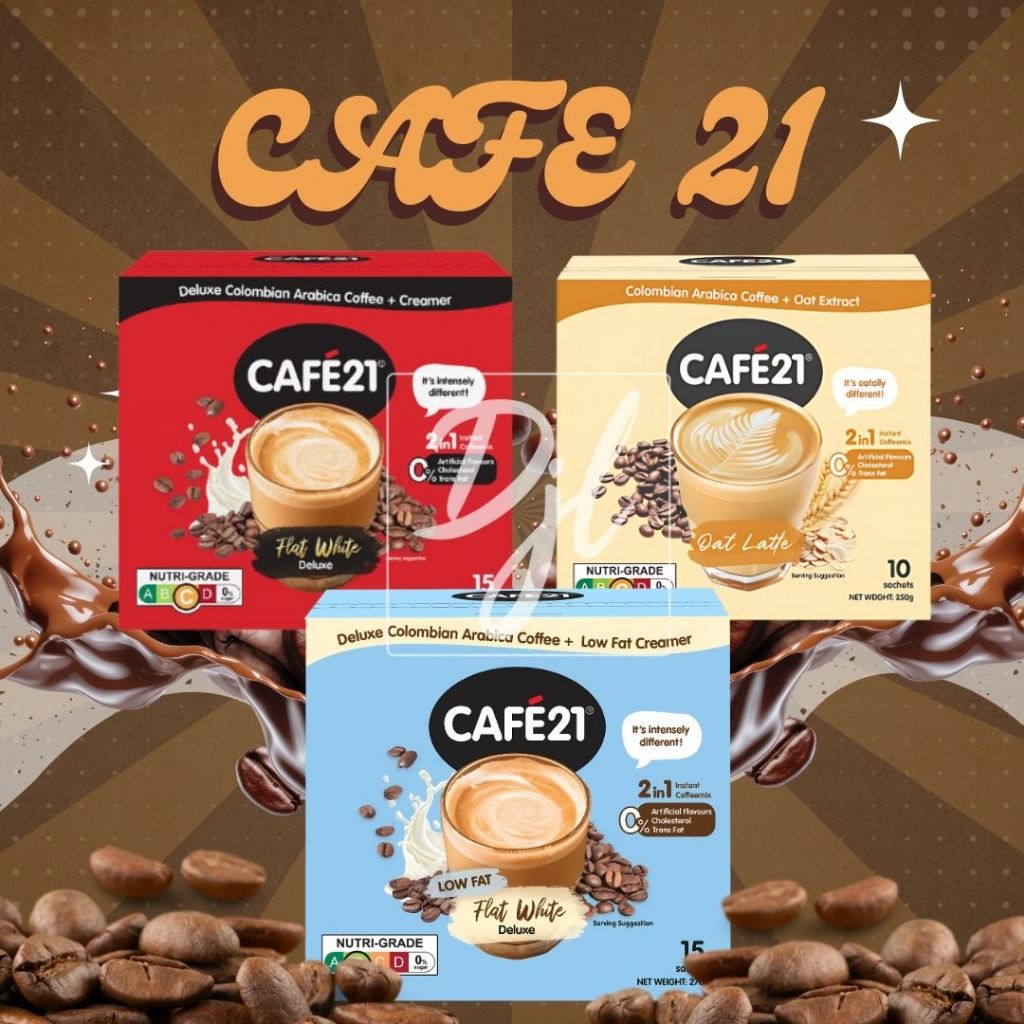 

Cafe21 Oats Flat White Deluxe Low Fat 1 Pak