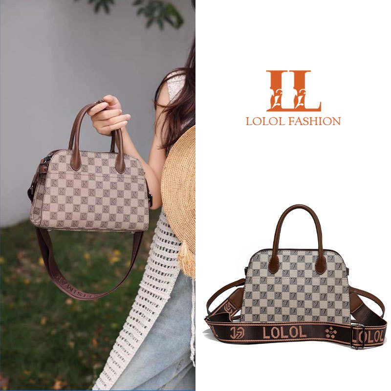 LOLOL fashion tas selempang wanita sling bag hand bag fashion tas tangan kulit sintetis 3316