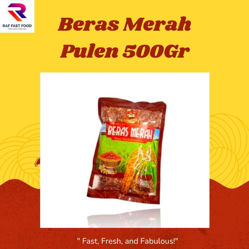 

Beras Merah Nasi Sedap Pulen Cocok Untuk Diet isi 500 gr