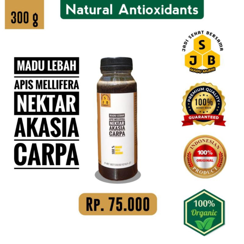 

MADU ASLI MADU JSB 300G MADU MENTAH RAW HONAY MADU HUTAN SUMATERA MADU AKASIA CARPA