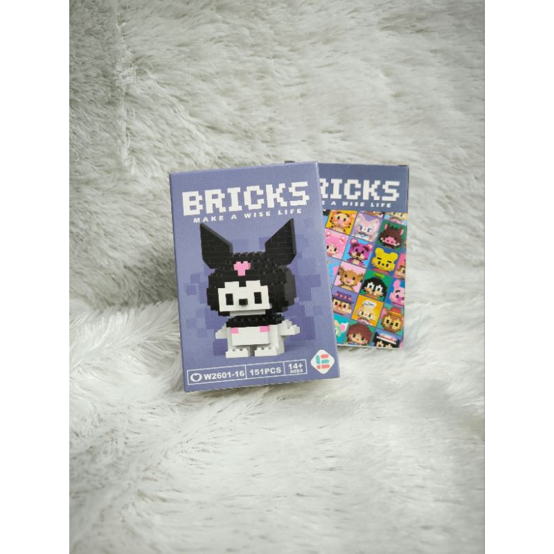 Bricks cinnamorol/lego kuromi/bricks/diy bricks/diy nano blocks sanrio/lotso/zootopia/bricks disney/